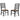Ashley Wildenauer Extension Dining Table w/4 Ladder Back Chairs Bundle-Washburn's Home Furnishings