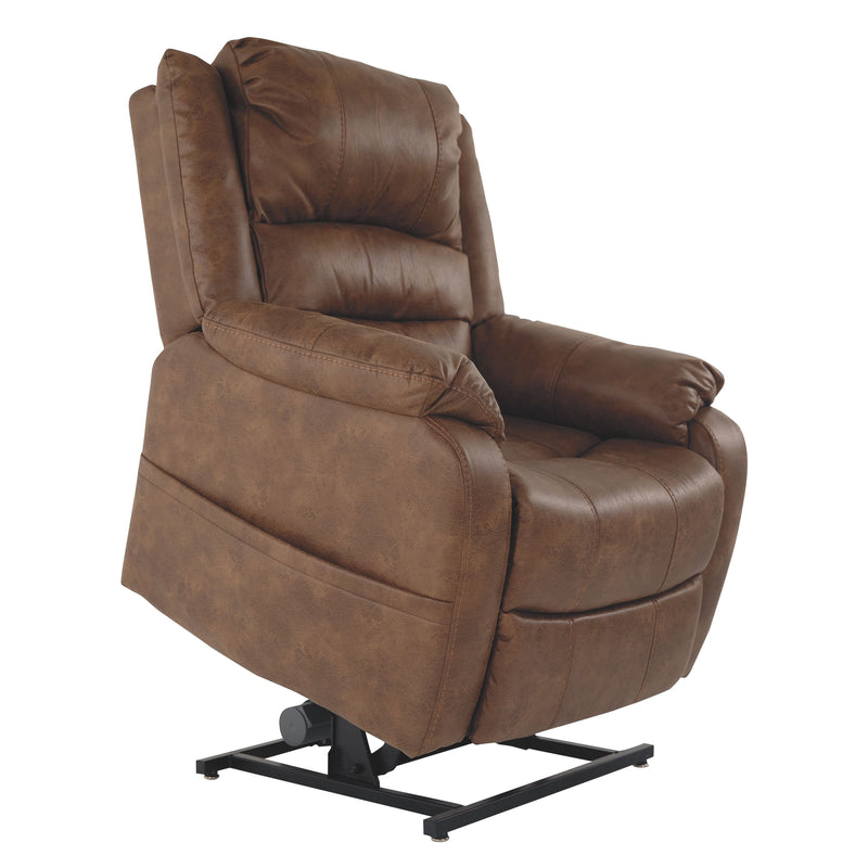 Ashley Yandel Power Lift Recliner in Saddle-Washburn's Home Furnishings