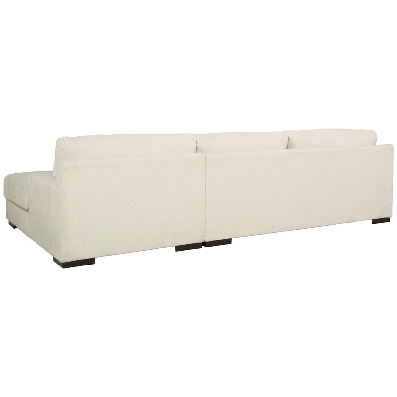 Zada - Ivory - Right Arm Facing Chaise Sectional 2 Pc-Washburn's Home Furnishings