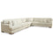 Zada - Ivory - Left Arm Facing Sofa Sectional 4 Pc-Washburn's Home Furnishings