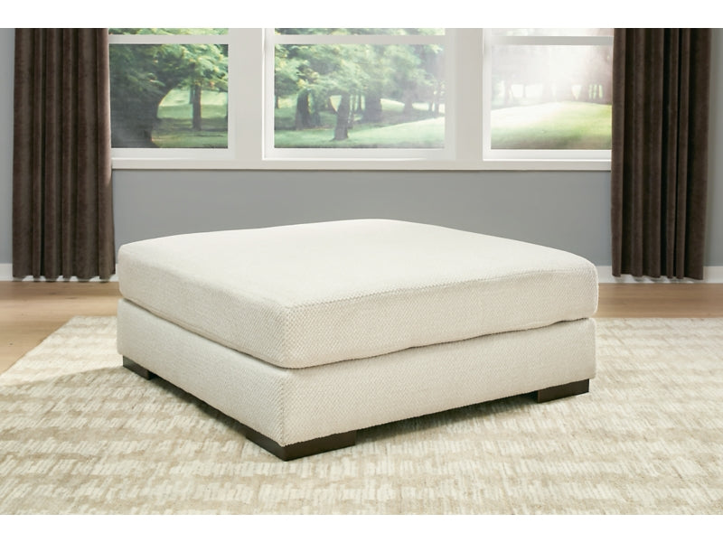 Ashley Zada 4 Piece Right Chaise Sectional w/Ottoman in Ivory-Washburn's Home Furnishings