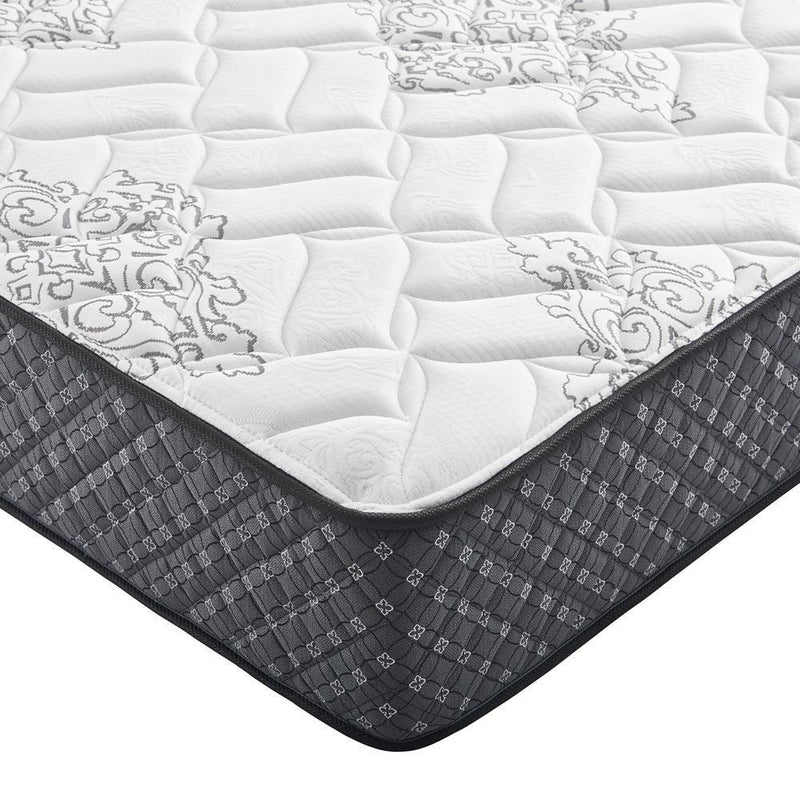 Aspen - Firm Mattress - 12.25" Cal King Mattress - White And Black-Washburn's Home Furnishings