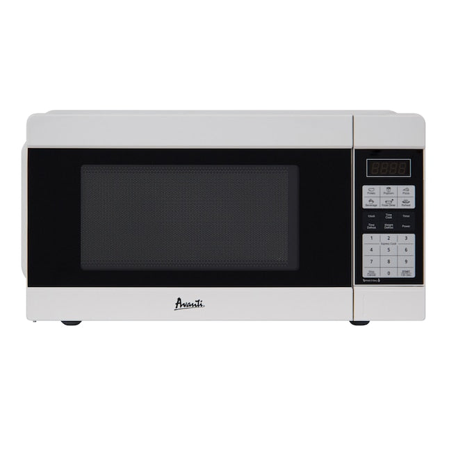 Avanti 1.1 cu. ft. Countertop Microwave Oven in White-Washburn's Home Furnishings