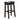 Bar Stools: Wood Fixed Height - Bar Stool - Black-Washburn's Home Furnishings