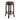 Bar Stools: Wood Fixed Height - Swivel Bar Stool - Black-Washburn's Home Furnishings