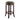 Bar Stools: Wood Fixed Height - Swivel Bar Stool - Black-Washburn's Home Furnishings
