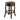 Bar Stools: Wood Fixed Height - Swivel Counter Height Stool - Black-Washburn's Home Furnishings