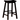 Bar Stools: Wood Fixed Height - Wooden Bar Stools Black-Washburn's Home Furnishings