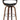 Bar Stools: Wood Swivel Bar Stool - Black-Washburn's Home Furnishings