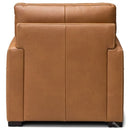 Bassett Wilson Chair in Pecan Leather-Washburn's Home Furnishings