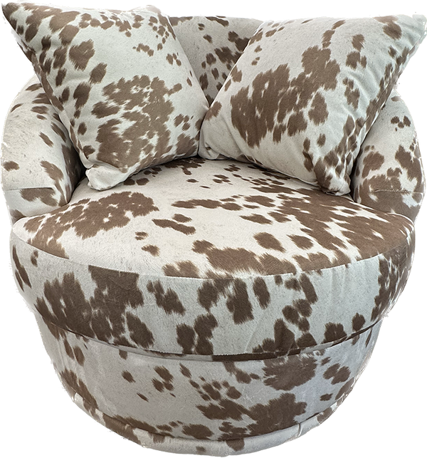 Best Alanna Swivel Barrel Chair in Palomino-Washburn's Home Furnishings