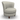 Best Palmona Swivel Barrel Chair w/ Dark Walnut Legs in Cement-Washburn's Home Furnishings