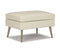 Best Smitten Ottoman with Gold Legs-Washburn's Home Furnishings