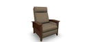 Best Tuscan Three-Way Recliner w/ Distressed Pecan Legs in Oak-Washburn's Home Furnishings