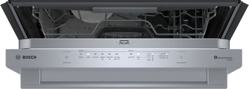Bosch 500 Series 24 Inch Fully Integrated Built-In Smart Dishwasher with 16 Place Setting Capacity, 8 Wash Cycles, Flexible 3rd Rack, 44 dBA, and AutoAir® Option-Washburn's Home Furnishings