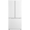 CROSLEY FRENCH DOOR BOTTOM MOUNT refrigerator 18.4 cu ft in white-Washburn's Home Furnishings