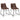 Centiar Dining Chair with Bucket Seat — D372-01 — view 2