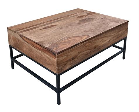 Coast to Coast Brownstone Nut Brown Lift Top Cocktail Table-Washburn's Home Furnishings