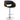 Coaster Adjustable Bar Stool in Black & Chrome — 104965 — view 3