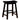 Coaster Bar Stools: Wood Fixed Height - Wooden Counter Height Stools Black — 180019 — view 2