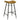 Coaster Bayu Leather Upholstered Bar Stool in Antique Camel — 109249 — view 3