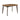 Coaster Jedda Oval Dining Table in Brown-Washburn's Home Furnishings