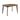 Malone - Oval Dining Table Brown-Washburn's Home Furnishings