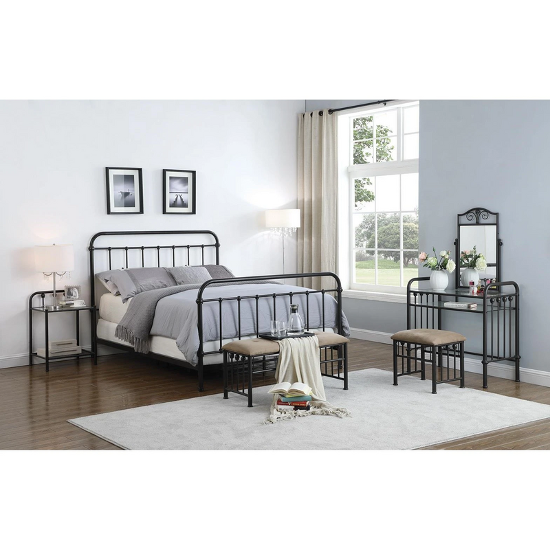 Coaster Livingston Bronze Bed in Queen-Washburn's Home Furnishings