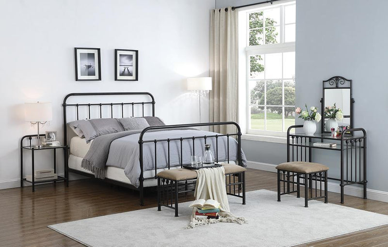 Coaster Livingston Collection Metal Eastern King Bed-Washburn's Home Furnishings