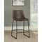 Coaster Two-Tone Brown Counter Height Stool-Washburn's Home Furnishings