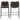 Coaster Two-Tone Brown Counter Height Stool — 102535 — view 1