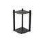 Corner Floor Rack in Black-Washburn's Home Furnishings