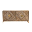 Crestview Brookline 4 Door Sideboard Cabinet-Washburn's Home Furnishings