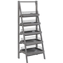 Crestview Hastings 5-Tier Etagere 24" x 21.25" x 66"-Washburn's Home Furnishings