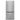 DEAL! #95472 - NEW w/dent - Midea 18.69 Cu. Ft. Stainless Steel Bottom Freezer Refrigerator-Washburn's Home Furnishings
