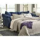 Darcy - Blue - Full Sofa Sleeper-Washburn's Home Furnishings