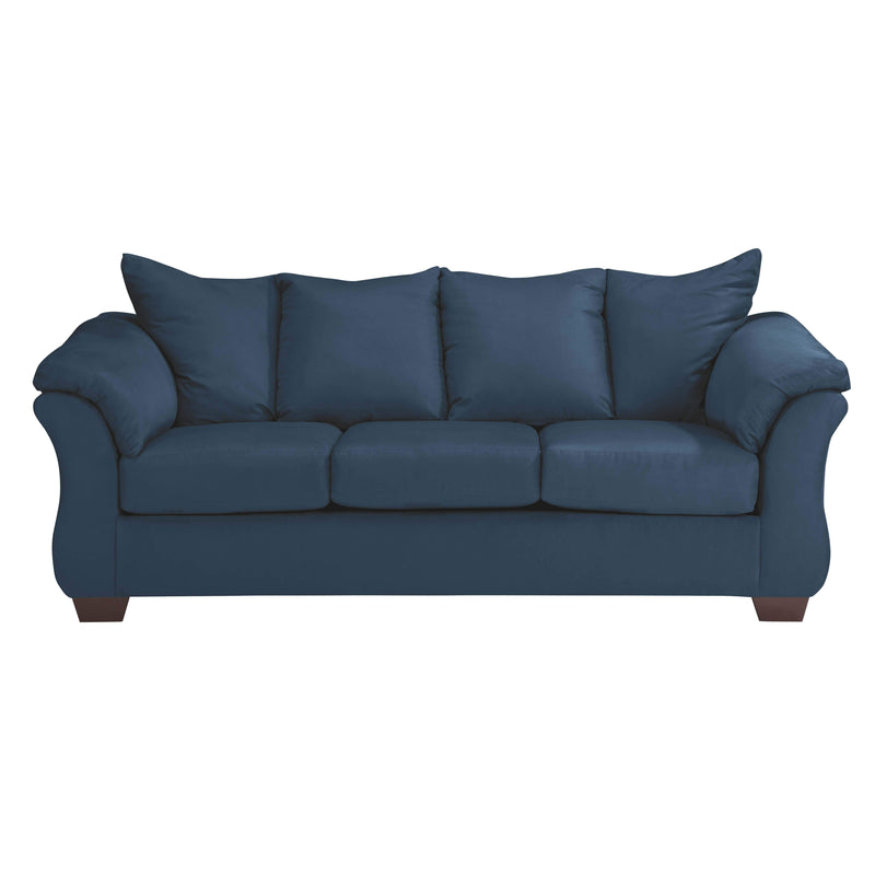 Darcy - Blue - Full Sofa Sleeper-Washburn's Home Furnishings