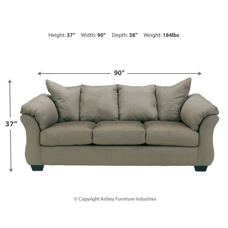 Darcy - Dark Gray - Full Sofa Sleeper-Washburn's Home Furnishings