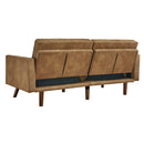 Drescher - Caramel - Flip Flop Sofa-Washburn's Home Furnishings