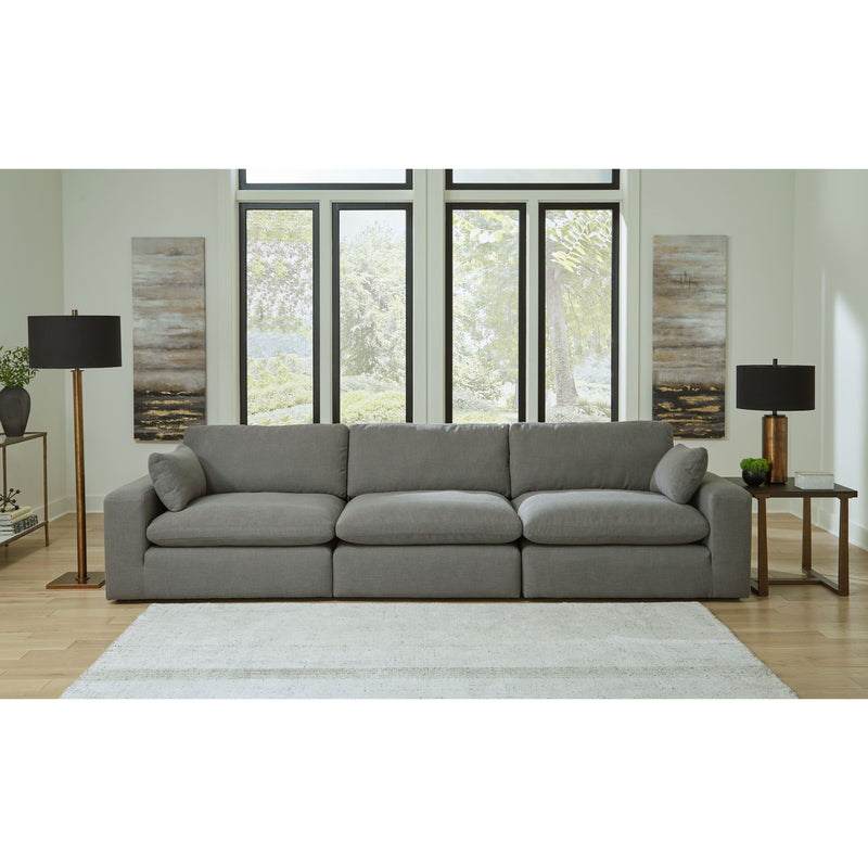 Elyza - Smoke - Left Arm Facing Corner Chair 3 Pc Sectional-Washburn's Home Furnishings