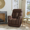 Flexsteel Atlas Fabric Power Lift Recliner w/Power Headrest & Lumbar in Walnut-Washburn's Home Furnishings