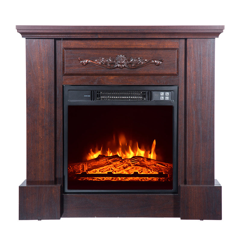 Forno 35'' Wood Electric Mantel Fireplace-Washburn's Home Furnishings