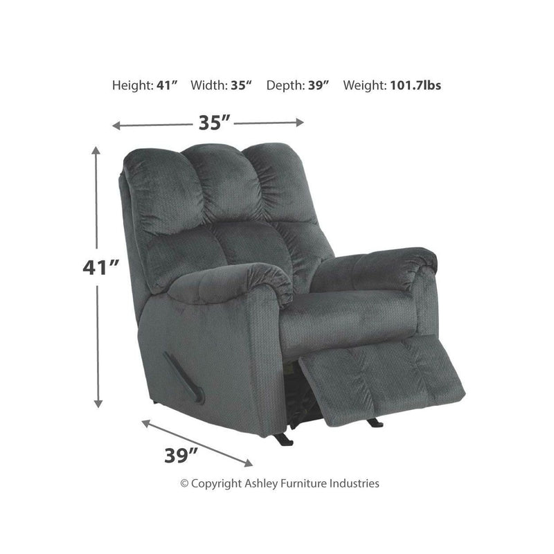 Foxfield charcoal rocker recliner sale