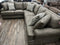 Franklin Brighton 2 Piece Sectional w/Right & Left Sofa in Scottsdale Greige-Washburn's Home Furnishings