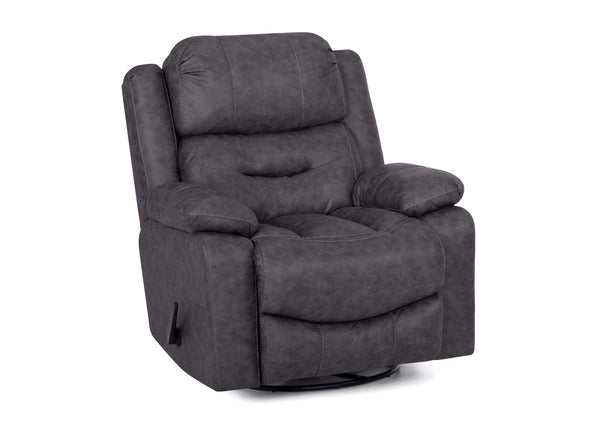 Franklin Decker Swivel Glider Recliner in Easter Slate-Washburn's Home Furnishings