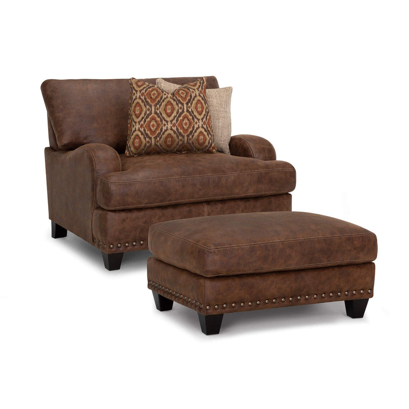 Franklin Indira Chair & Half with Ottoman-Washburn's Home Furnishings