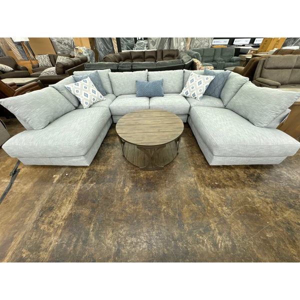 Franklin Indy 3 Piece Sectional in Hartsdale Pewter Bundle-Washburn's Home Furnishings