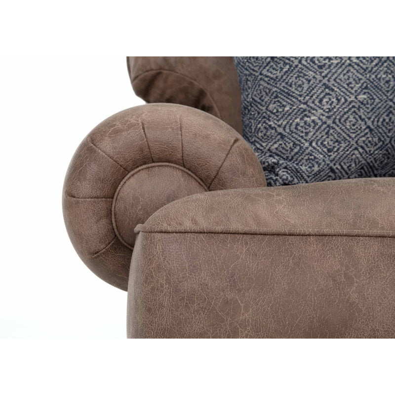 Franklin Sicily 4 Piece Sectional w/Left & Right Loveseat in Chief Hazelnut-Washburn's Home Furnishings