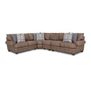 Franklin Sicily 4 Piece Sectional w/Left & Right Loveseat in Chief Hazelnut-Washburn's Home Furnishings