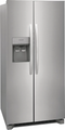 Frigidaire 22.3 Cu. Ft. 33'' Standard Depth Side by Side Refrigerator in Stainless-Washburn's Home Furnishings